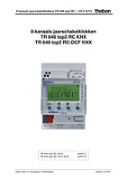 TR 648 top2 RC KNX - Handboek